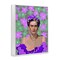 Stupell Industries Floral Reverie Frida Framed Giclee, design by Lynnda Rakos